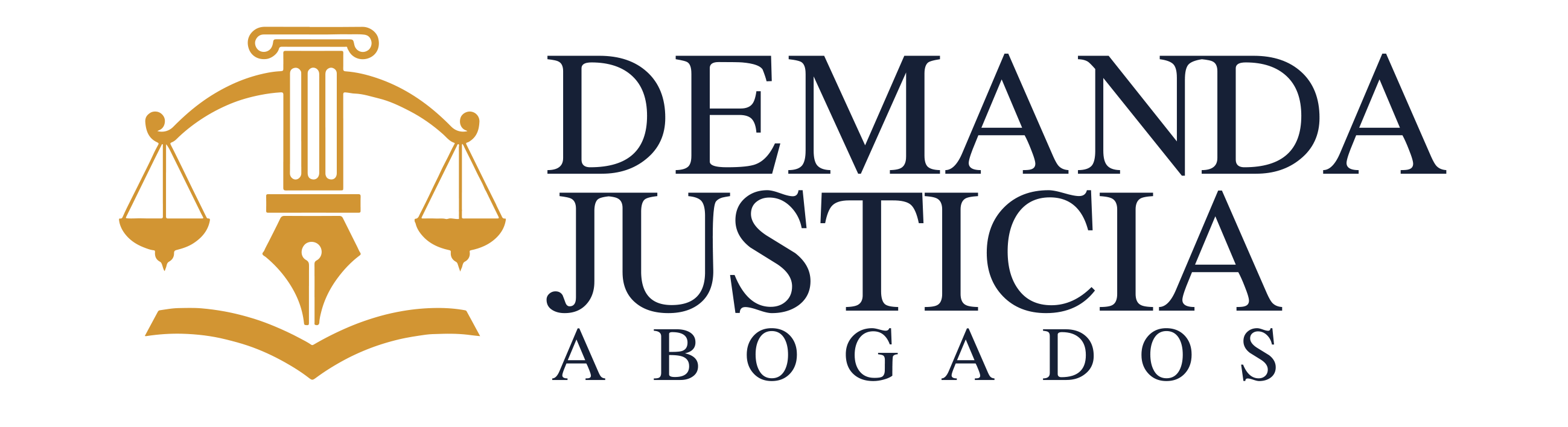 logotipo demanda justicia abogados