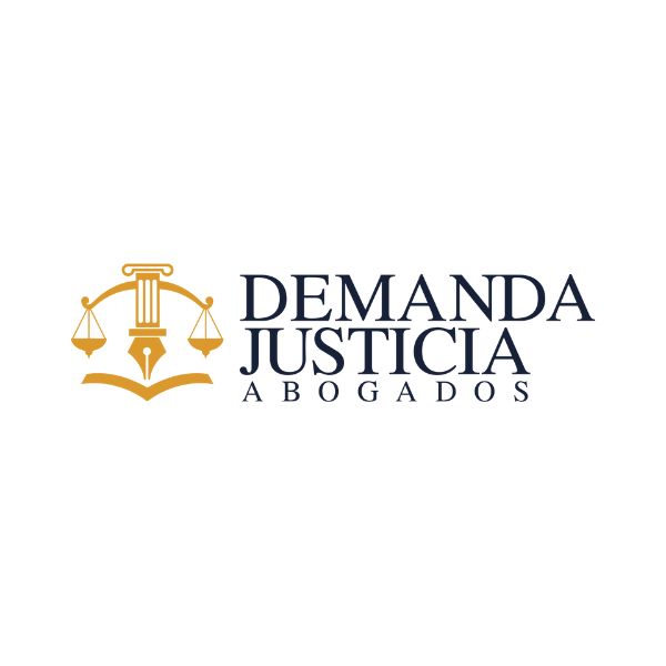 Demanda Justicia Estudio Jurídico logotipo Corporativo